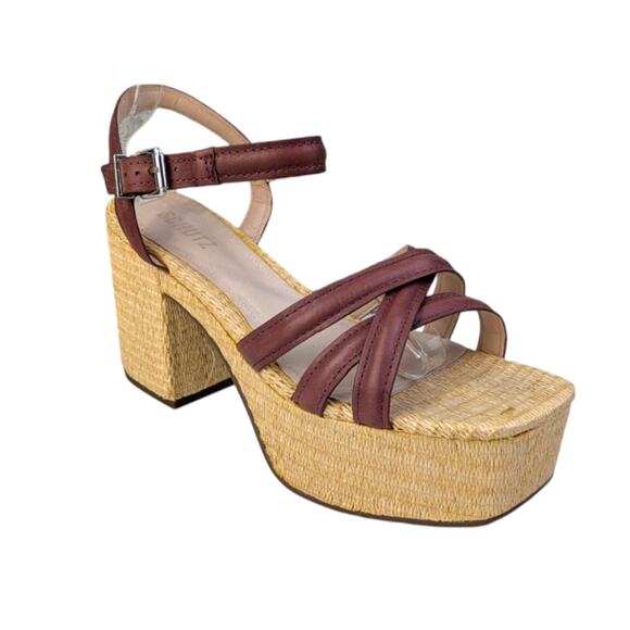 Schutz Stacie Platform Sandals EUC Size 10B S3326 - Picture 2 of 10